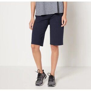 Women with Control Regular Wicked Bermuda Short with Pocket Navy 2X  A399488